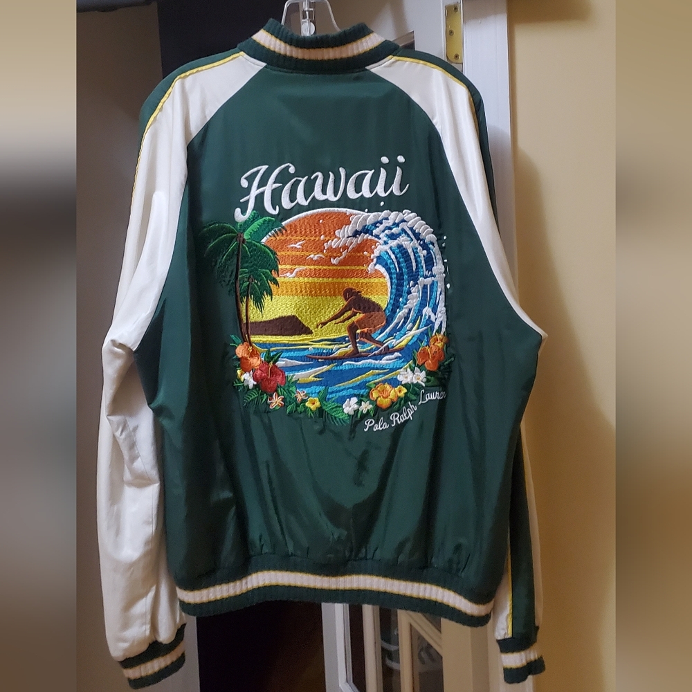 Ralph Lauren Satin Tour Hawaii Jacket - Picture 8 of 8